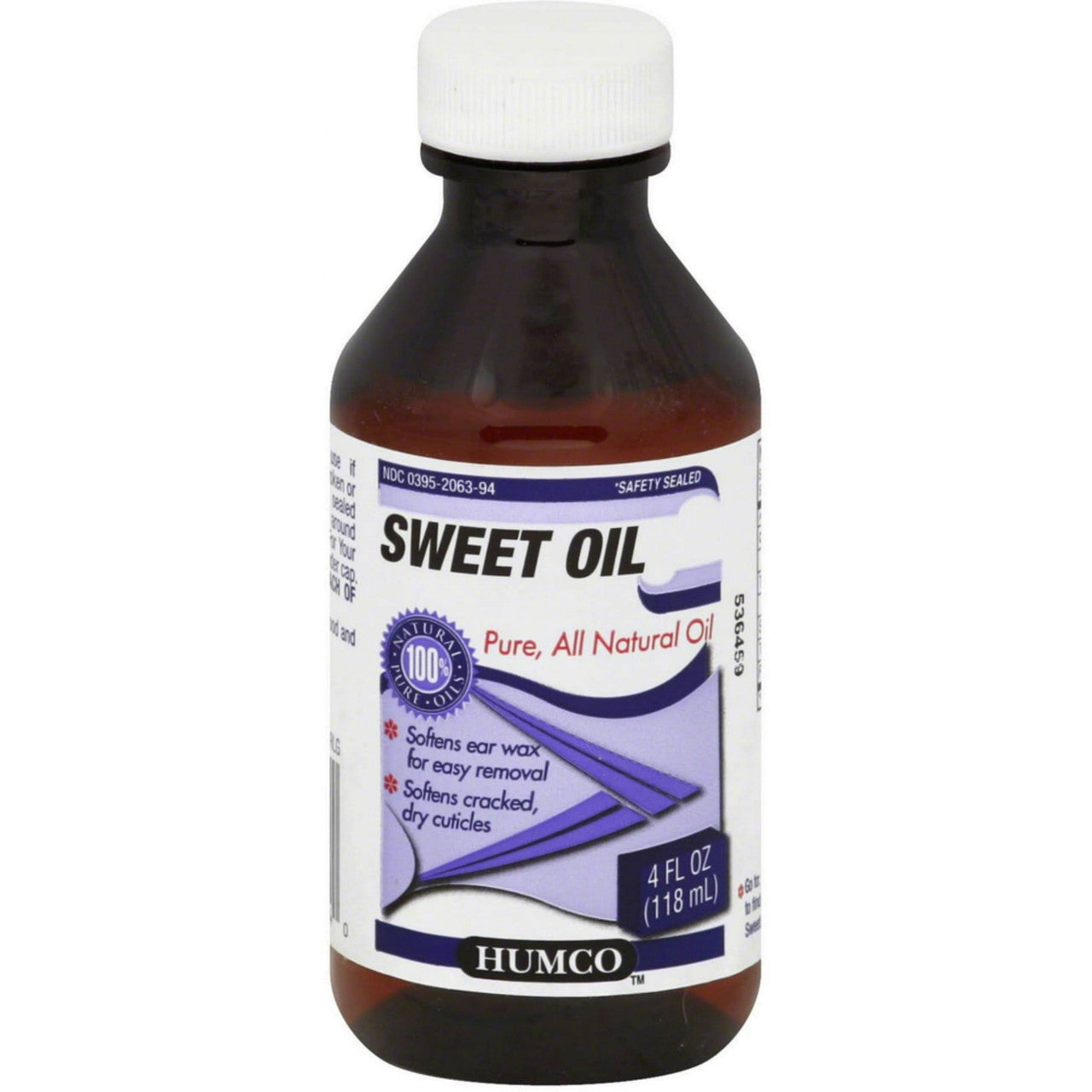 Humco 100% Natural Pure Sweet Oil Olive Oil N.F - 4 Oz